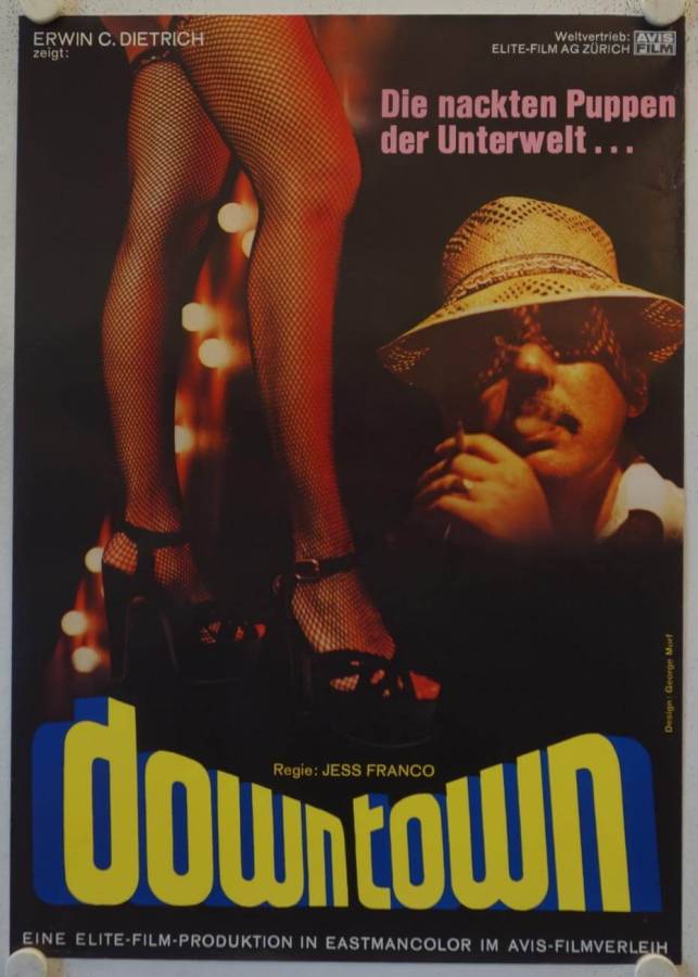 Downtown - Die nackten Puppen der Unterwelt originales deutsches Filmplakat